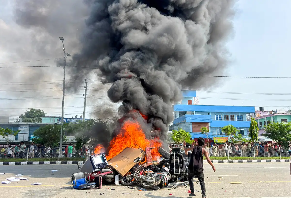 Former Nepal PM’s Wife Flown To India For Treatment After Protest Injuries