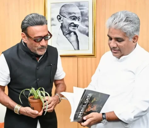Jackie Shroff Talks Conservation With Environment Minister