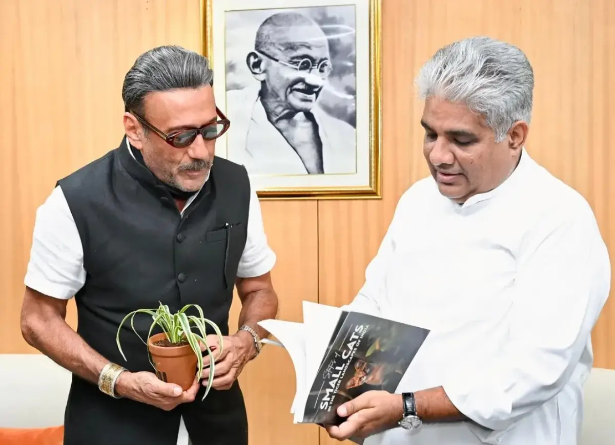 Jackie Shroff Talks Conservation With Environment Minister