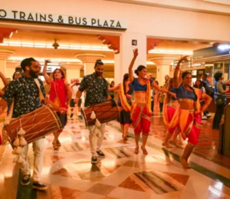 LA’s Union Station Fills With Bollywood Magic, Cultural Festivities