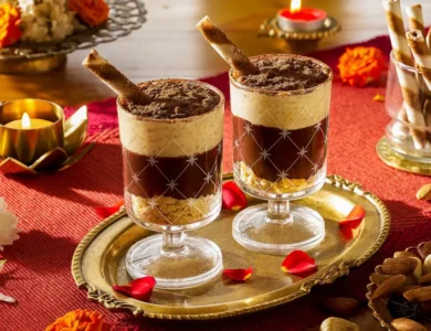 Chocolate Brown Rice Kheer Shots