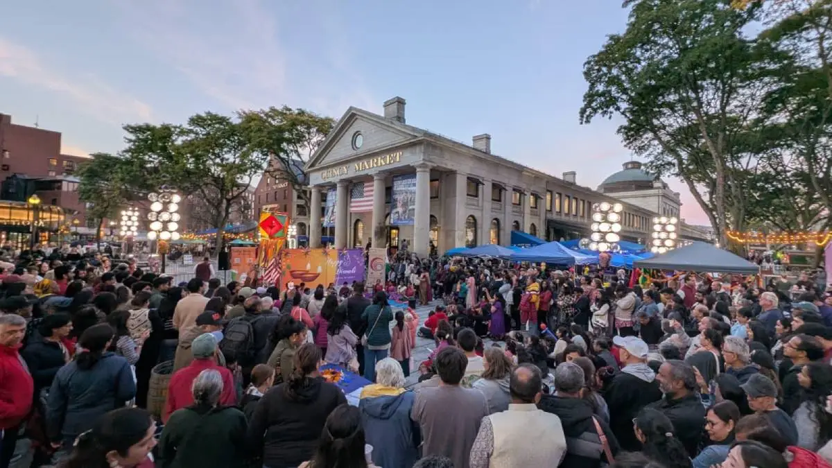 Downtown Boston Lights Up With Grand Diwali Celebration