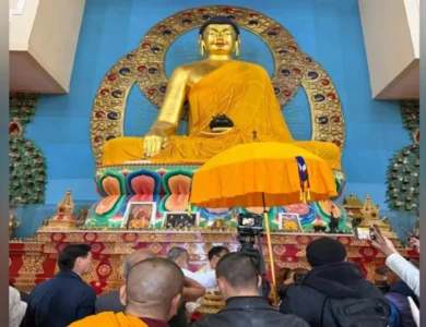 India's Sacred Buddha Relics Draw 50,000 Devotees In Russia's Kalmykia