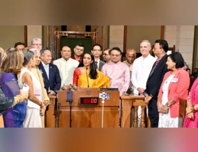 Los Angeles City Hall Reverberates With The Colors And Sounds Of Diwali
