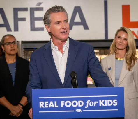 Newsom Signs Nation’s First Law Banning Ultra-Processed Foods From School Lunches