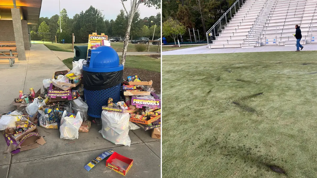 Police Point To Damage, Litter After Diwali Celebration In North Carolina