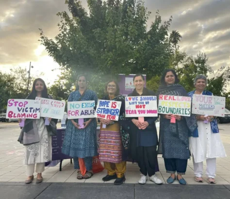 Survivors & Advocates Unite In Fremont Walk For Domestic Violence Awareness