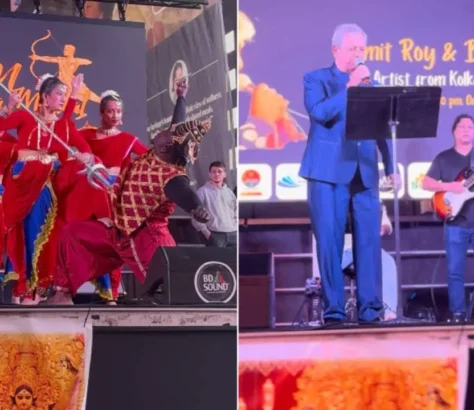 Thousands Gather In Times Square For Spectacular Durga Utsav Celebration