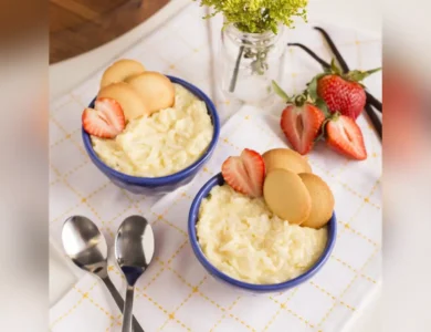 Vanilla Custard Rice Pudding