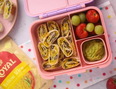 Yellow Rice Roll- Up