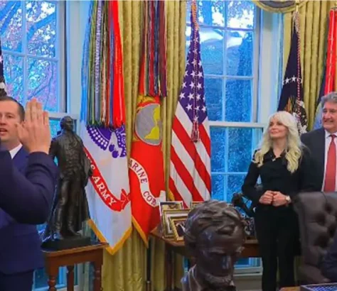 At Sergio Gor’s Swearing In, Trump Says Trade Deal With India Nearing Finish Line