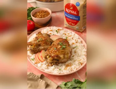 Cider Braised Turkey & Rice