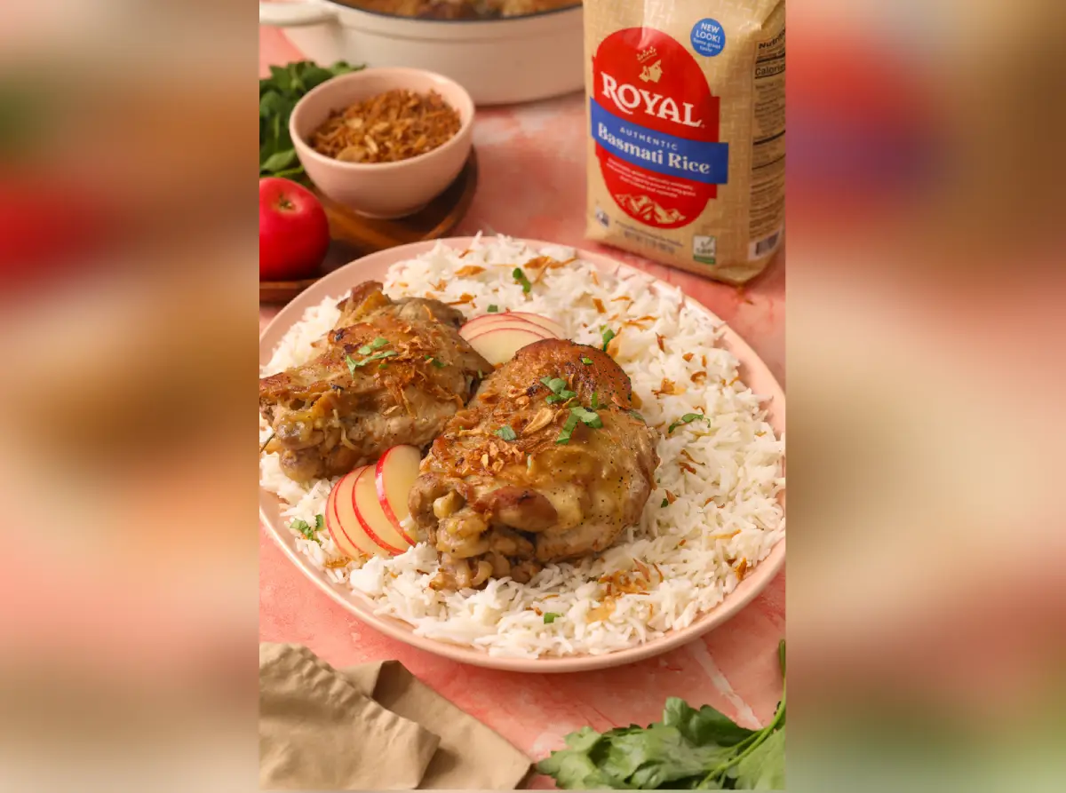 Cider Braised Turkey & Rice