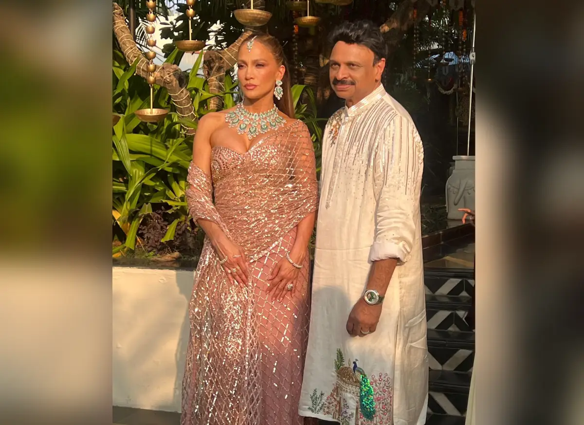 JLo Attends Mantena Wedding In Udaipur In A Lehenga