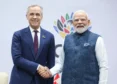 Modi, Carney Restart Talks, Target $50 Billion Trade By 2030