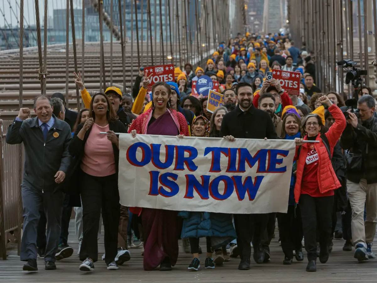 On Election Eve Mamdani Rallies Support As Obama Offers Quiet Encouragement