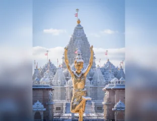 BAPS Temple Creates A Picture-Perfect Winter Scene In NJ