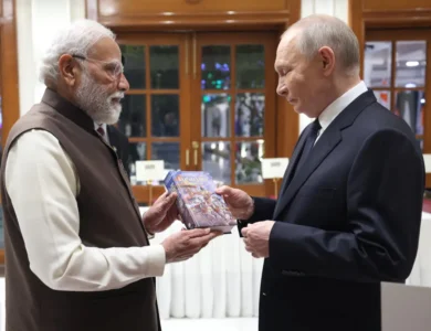 From Modi, An Array Of Gifts For Putin Including A Gita Book In Russian