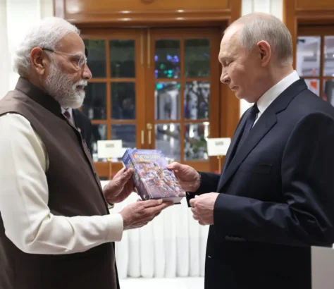 From Modi, An Array Of Gifts For Putin Including A Gita Book In Russian
