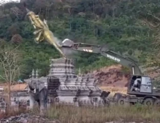 Lord Vishnu Statue Destroyed In Thai-Cambodia Clash, India Says Disrespectful Act
