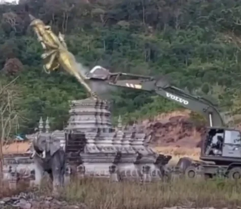 Lord Vishnu Statue Destroyed In Thai-Cambodia Clash, India Says Disrespectful Act