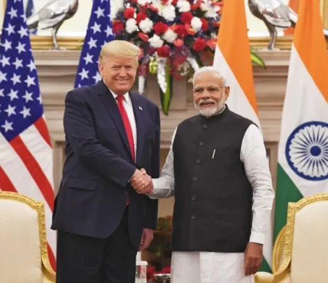 Modi And Trump Chat On The Phone