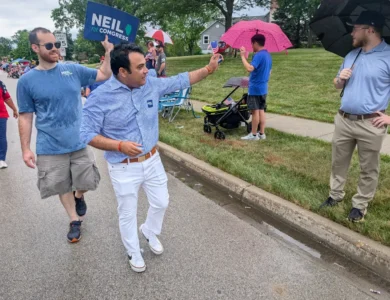 Neil Khot’s Campaign To Replace Raja In Congress Focuses On Economy