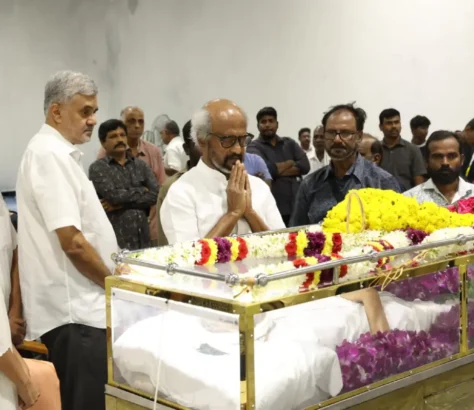 Rajinikanth Pays Moving Tribute To Late Producer AVM Saravanan