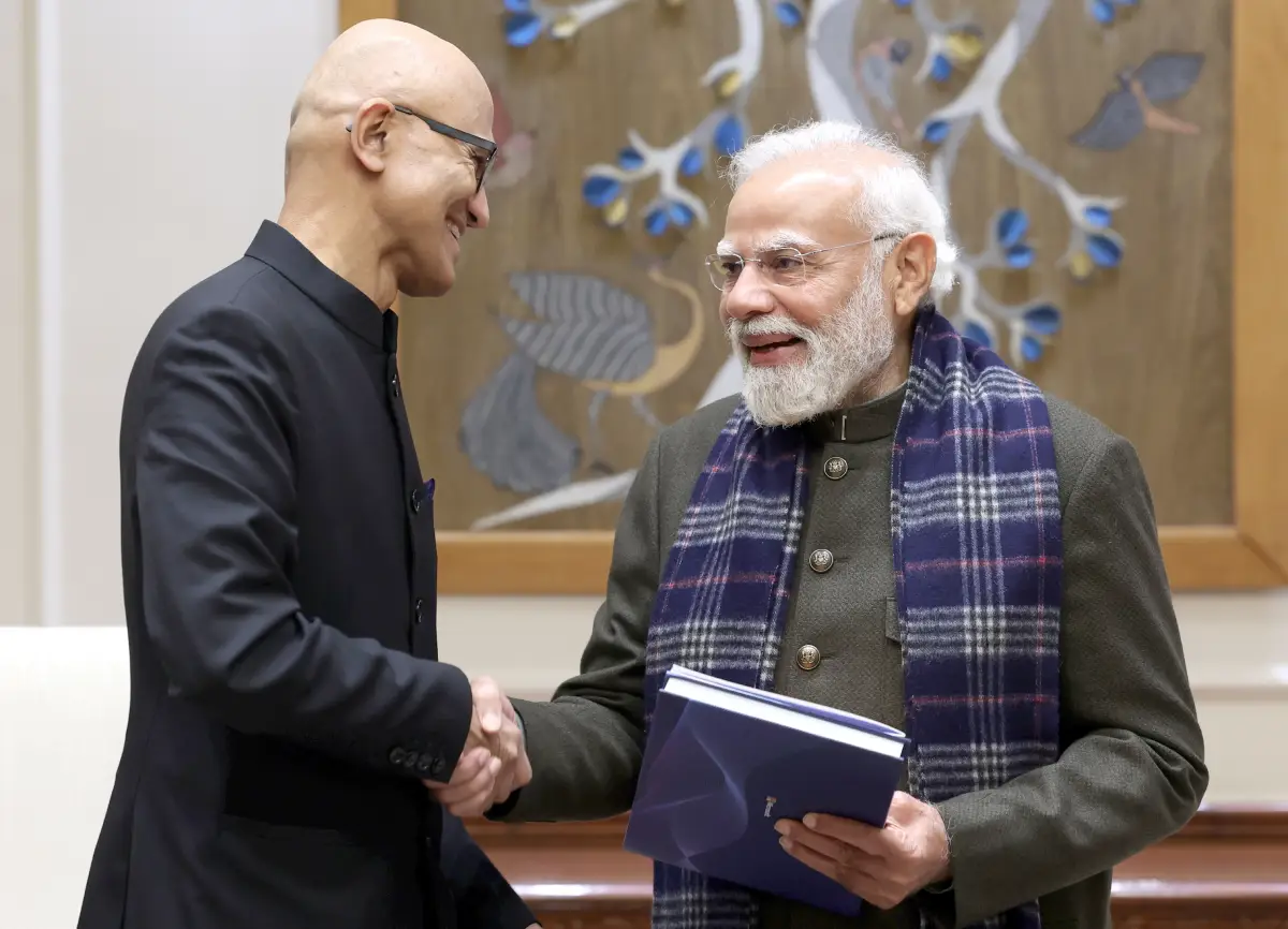 Satya Nadella Bets Big On India, Commits $17.5 Billion In AI Investment