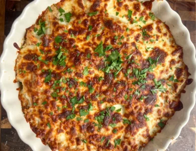 Savory French Onion Rice Pudding