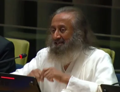 Sri Sri Ravi Shankar, Others, Lead Meditation In The UN