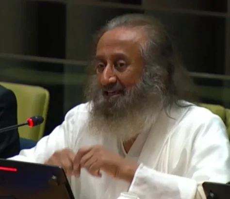 Sri Sri Ravi Shankar, Others, Lead Meditation In The UN