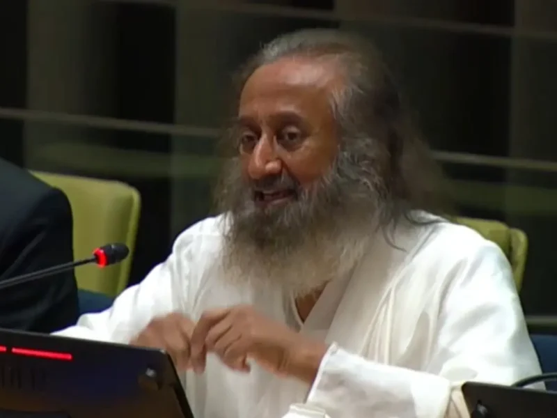 Sri Sri Ravi Shankar, Others, Lead Meditation In The UN
