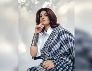 Twinkle Khanna’s Look Has Saree Meet Corporate Chic