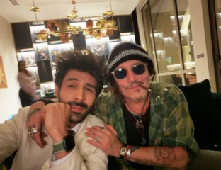 ‘Rooh Baba’ Meets ‘Jack Sparrow’: Kartik Aaryan Poses With Johnny Depp