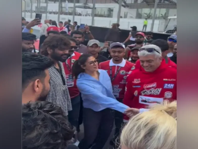 Ajith Gets Star Support From Nayanthara, Vignesh At Dubai Autodrome