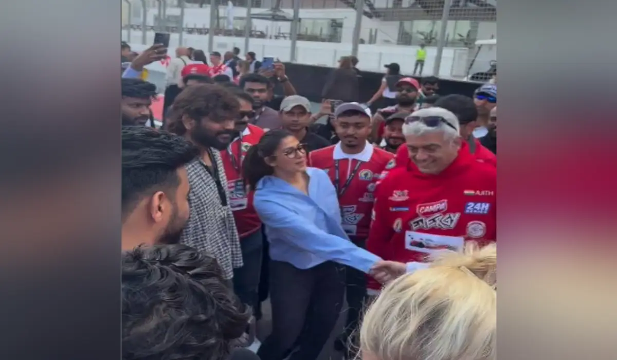 Ajith Gets Star Support From Nayanthara, Vignesh At Dubai Autodrome