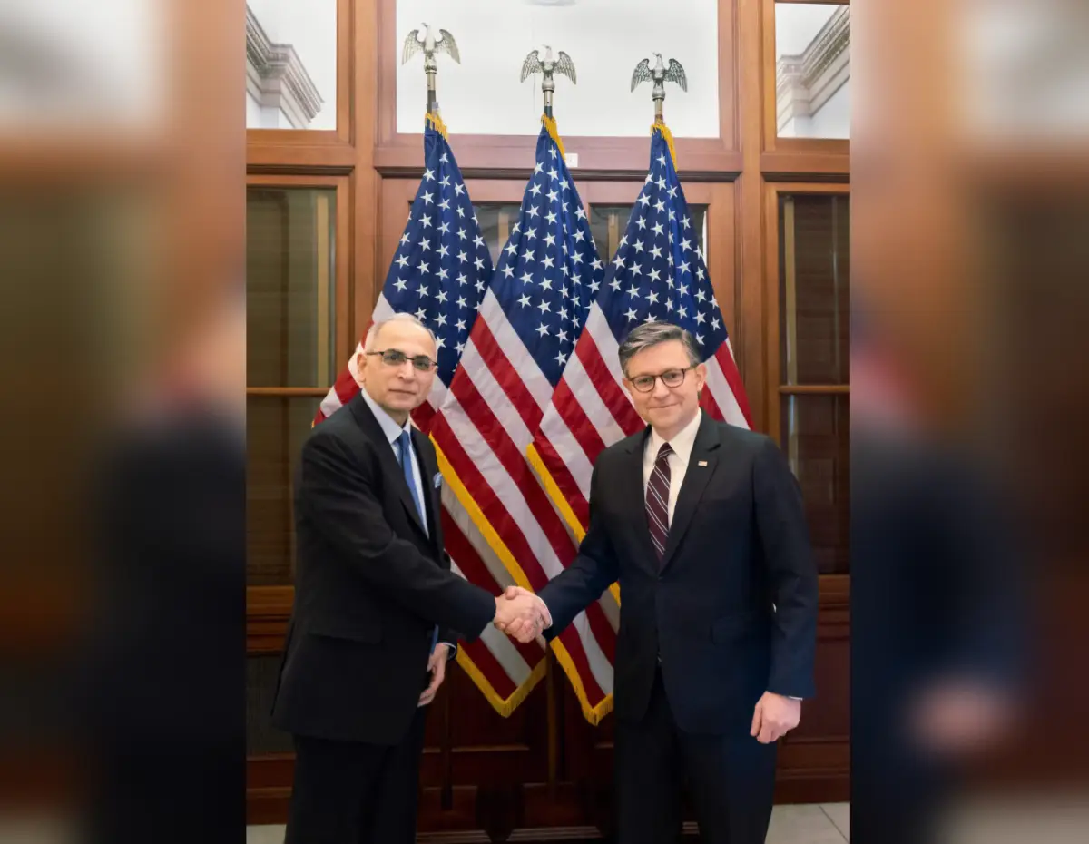 Ambassador Kwatra Meets US House Speaker Johnson