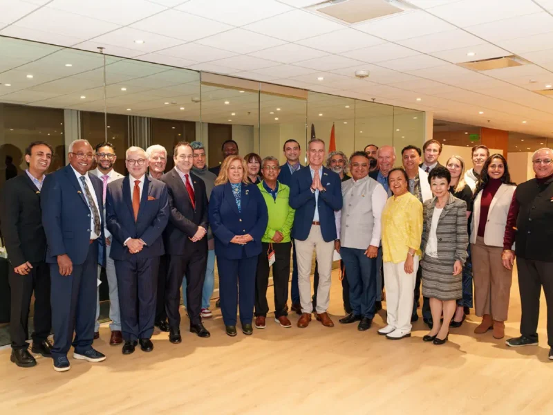 At LA Consulate, Garcetti, Industry Leaders Map Next Phase Of India-LA Ties