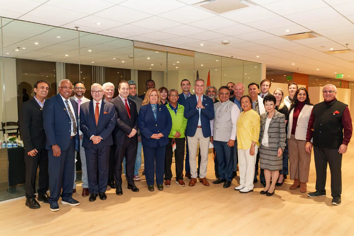 At LA Consulate, Garcetti, Industry Leaders Map Next Phase Of India-LA Ties