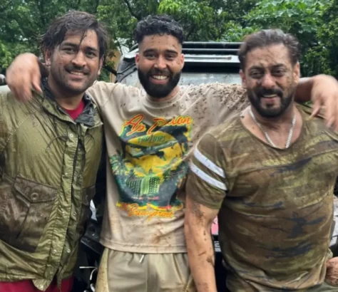 Dhoni, Salman, AP Dhillon Go Off On A Muddy Adventure