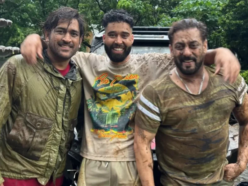 Dhoni, Salman, AP Dhillon Go Off On A Muddy Adventure