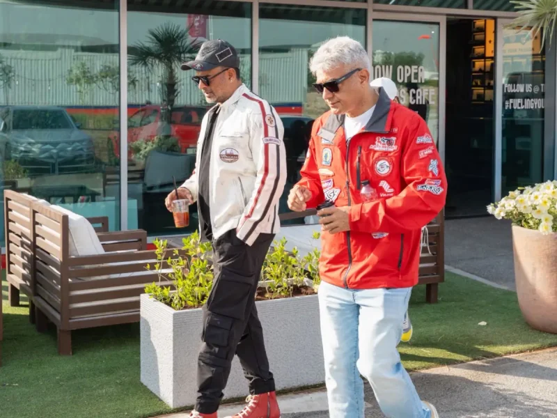 Madhavan - Ajith Dubai Autodrome Images Go Viral