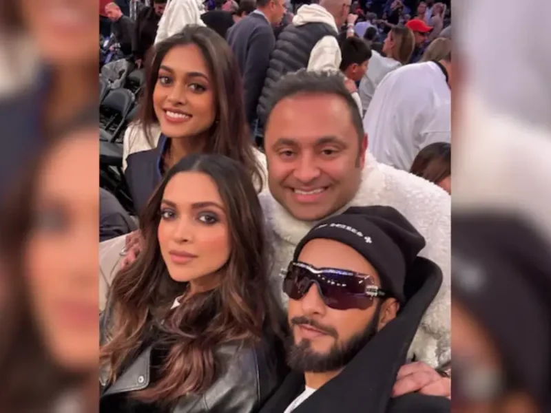 Ranveer Singh, Deepika Padukone Watch NBA Game In New York