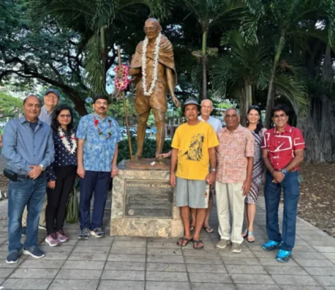 SF Consul General Pays Tribute At Gandhi Statue In Honolulu