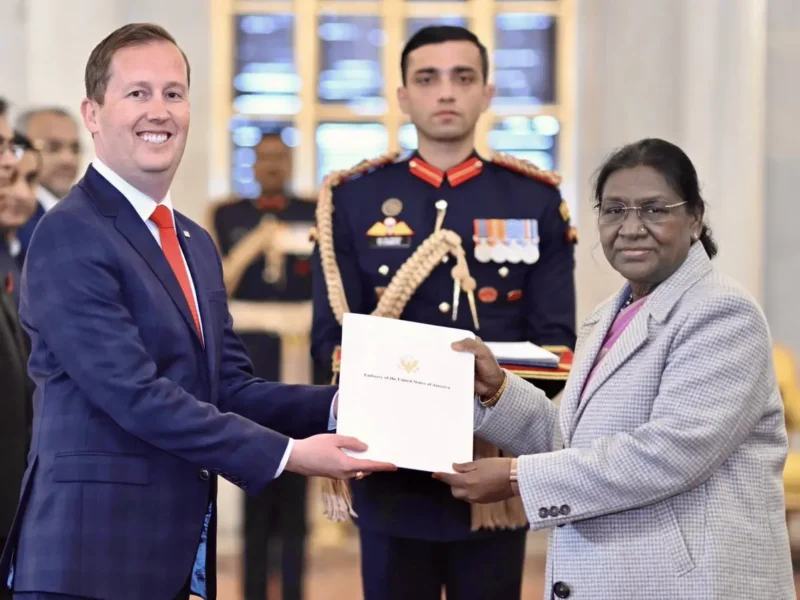 Sergio Gor Submits Credentials To President Murmu