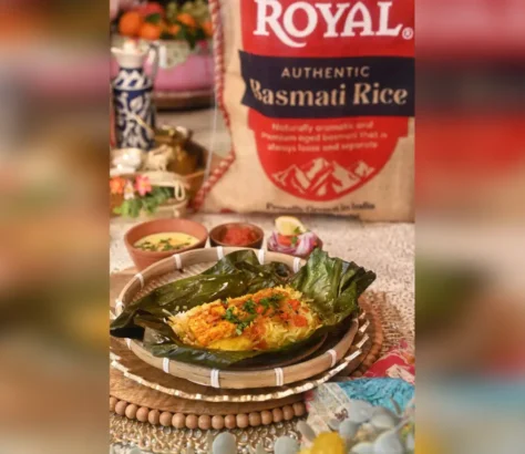 Banana Leaf Rice Parcels