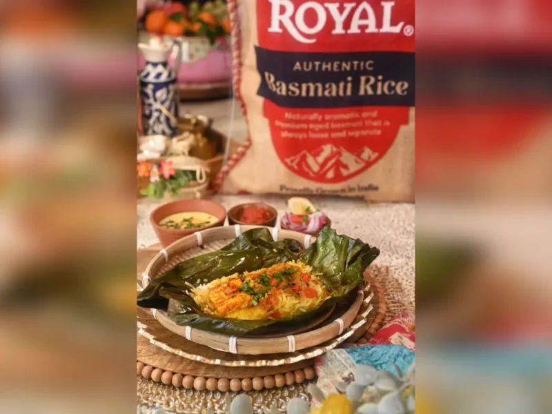 Banana Leaf Rice Parcels