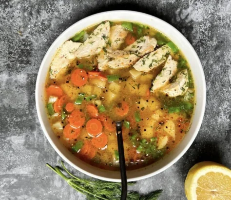 Chicken And Potato Soup With Dill