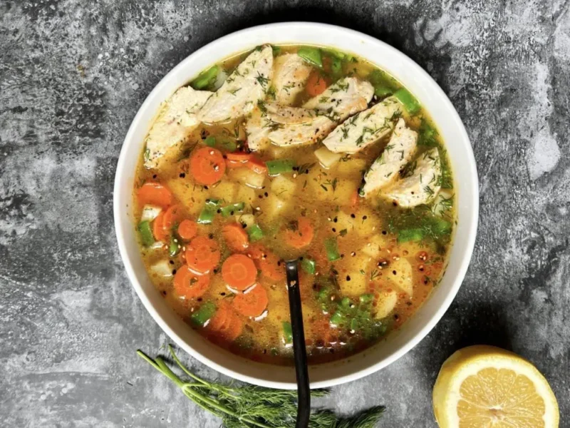 Chicken And Potato Soup With Dill